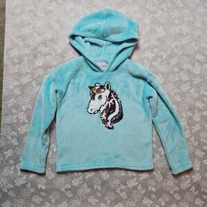 BCBG Unicorn Girls fluffy hoodie AB